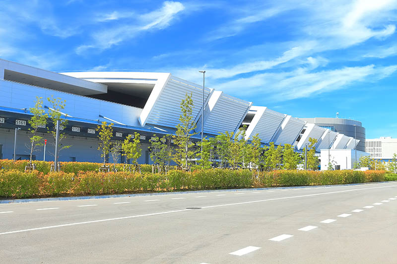 豊洲市場 青果棟・小口買参棟